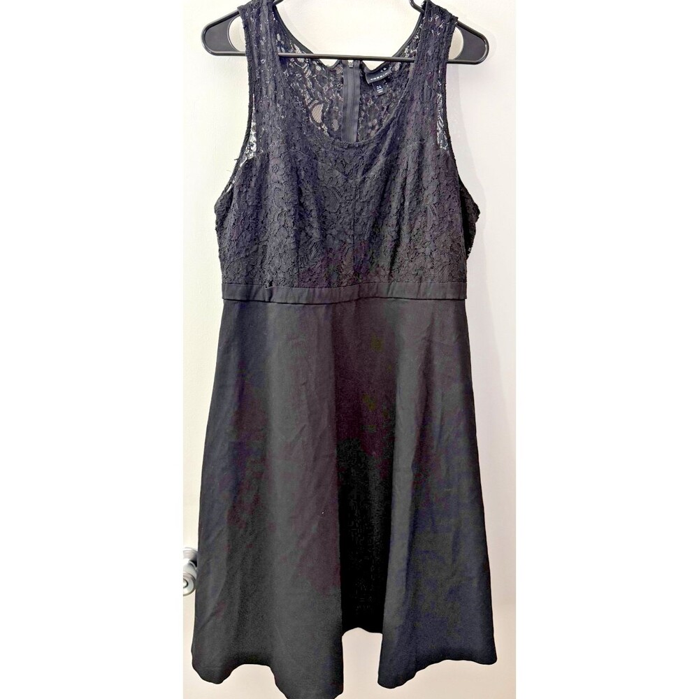 Torrid Black Dress Retro Vintage Vibes Women's Plus 24 3X Fit Flare Whimsygoth